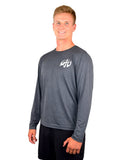 Grey Long Sleeve Fishing Shirt